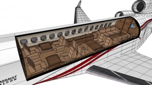 Dassult-Falcon cutaway