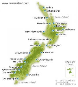 New Zealand Map